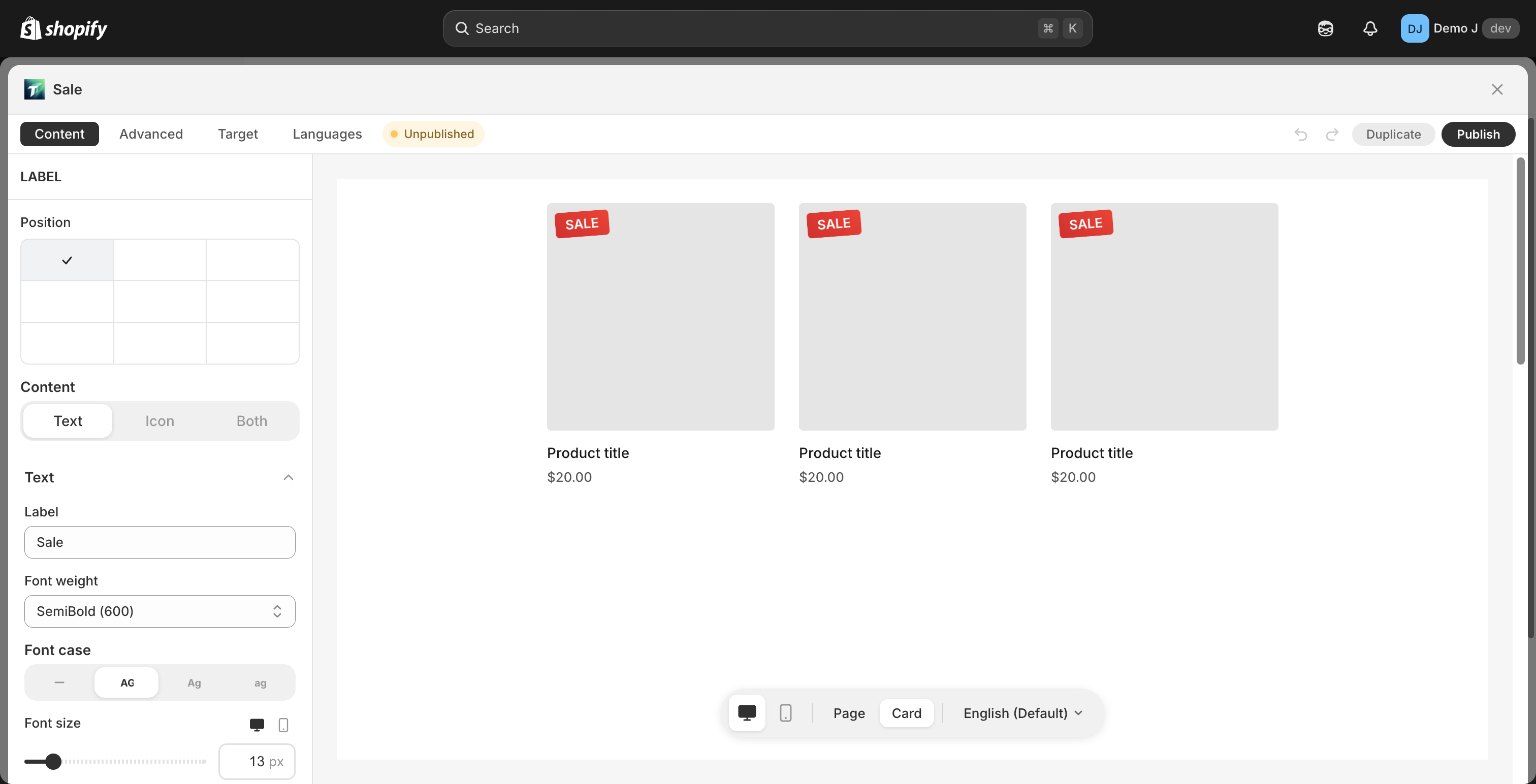 4 fill type preview thumbnails